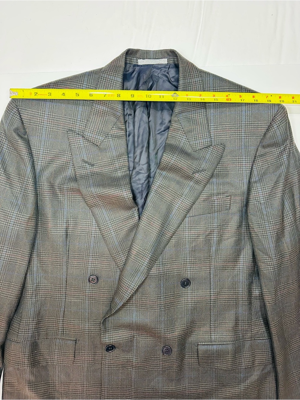 SALVATORE FERRAGAMO VINTAGE DOUBLE BREASTED VIRGIN WOOL BLAZER ITALY 54 US 44 - Picture 5 of 16
